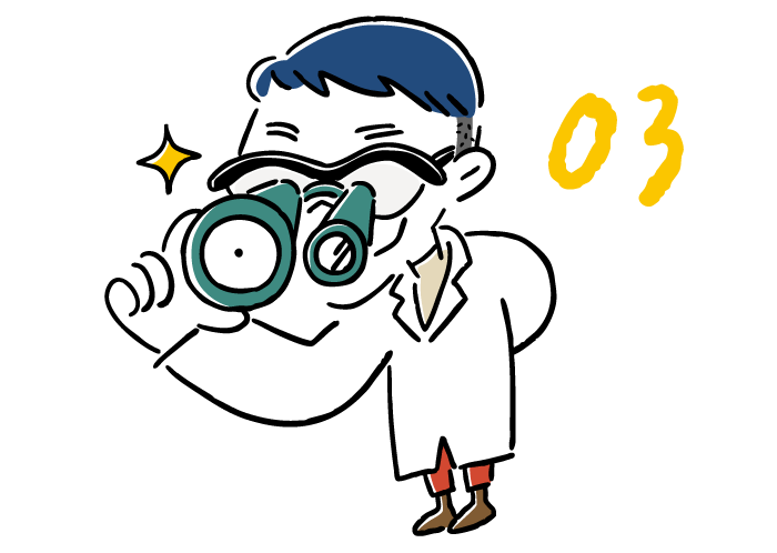 拡大鏡を用いた精密治療